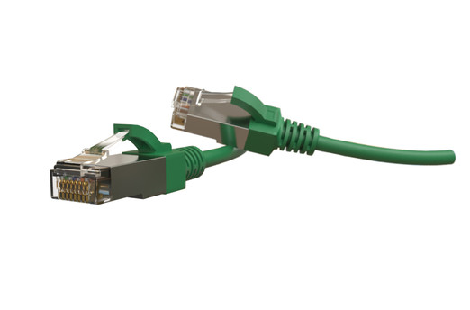 Hyperline PC-LPT-SFTP-RJ45-RJ45-C6-1M-LSZH-GN Патч-корд S/FTP, экранированный, категория 6 (100% Fluke Component Tested), 28AWG, LSZH, 1 м, зеленый