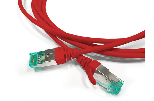 Hyperline PC-LPT-SFTP-RJ45-RJ45-C6a-1.5M-LSZH-RD Патч-корд S/FTP, экранированный, категория 6a (100% Fluke Component Tested), 30AWG, LSZH, 1.5 м, красный