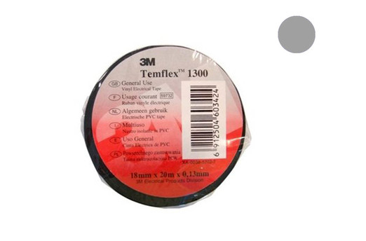 Temflex 1300 Лента изоляционная серая 15мм 10м