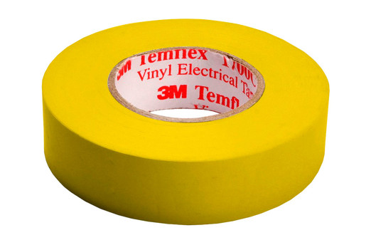 Temflex 1300 Лента изоляционная жёлтая 19мм 20м