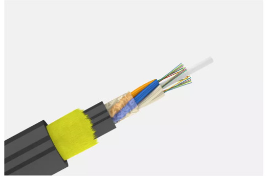 Стандартный подвесной самонесущий (кабель ДПТ) до 48(6x8) волокон, МДРН 8 кН