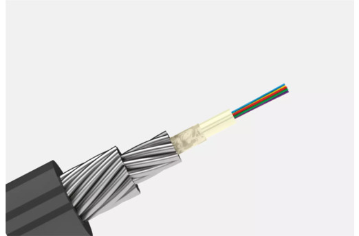 Легкий усиленный в грунт (кабель TOC2) до 12 волокон, диаметр 12,8 мм