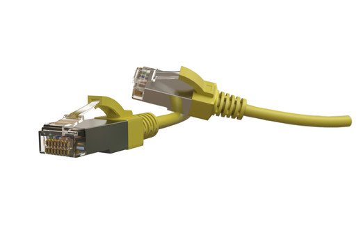 Hyperline PC-LPT-SFTP-RJ45-RJ45-C6-2M-LSZH-YL Патч-корд S/FTP, экранированный, категория 6 (100% Fluke Component Tested), 28AWG, LSZH, 2 м, желтый