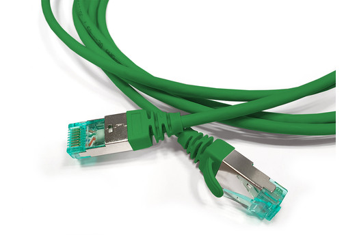 Hyperline PC-LPT-SFTP-RJ45-RJ45-C6a-2M-LSZH-GN Патч-корд S/FTP, экранированный, категория 6a (100% Fluke Component Tested), 30AWG, LSZH, 2 м, зеленый