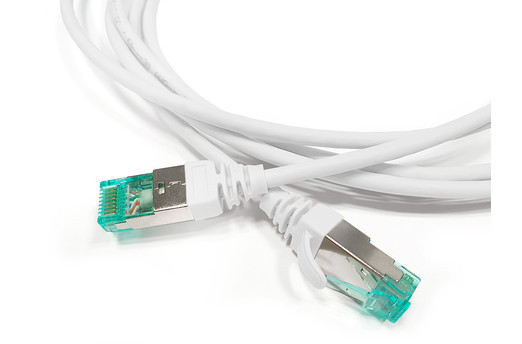 Hyperline PC-LPT-SFTP-RJ45-RJ45-C6a-1M-LSZH-WH Патч-корд S/FTP, экранированный, категория 6a (100% Fluke Component Tested), 30AWG, LSZH, 1 м, белый