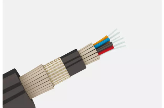Дистрибьюшн огнестойкий (кабель ОБР-У),оболочка нг(А)-HF  до 2 волокон, диаметр 10,7 мм